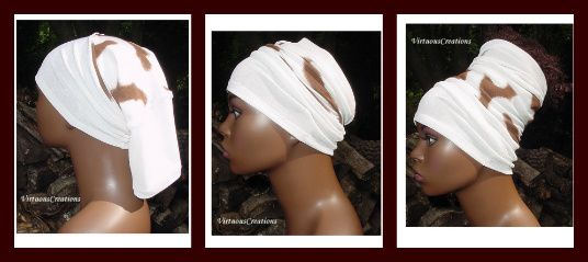 Tri-Band-White w/Brown & White