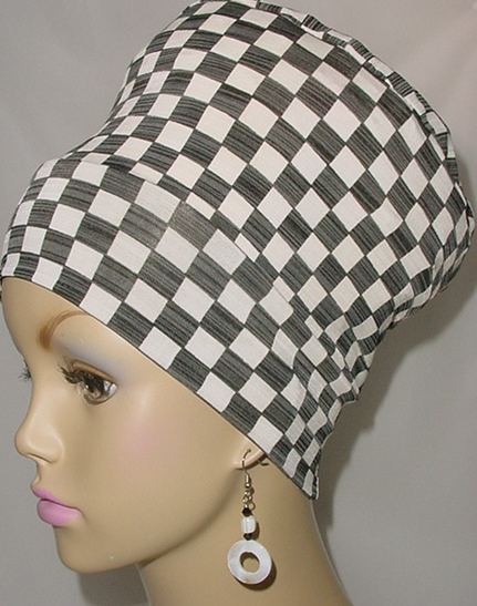 Crown-Black And Ivory Checkered