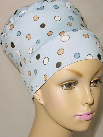 Crown-Light Blue w/Circles