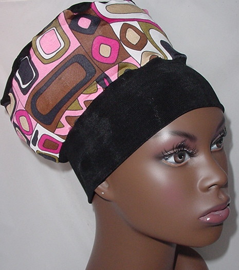 Crown-Ethnic-White, Pink & Black