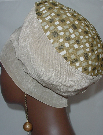 Crown-Khaki Tan w/Olive Print