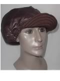 Billed Hat-Choco Brown Quilted-Unisex