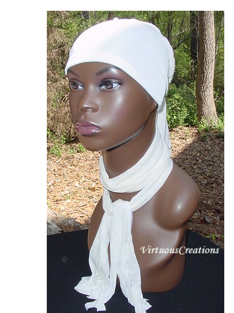 Tri-Band Ivory with Jacquard Print