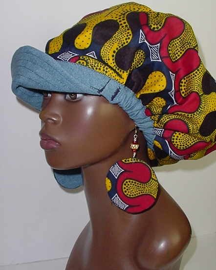 african print baseball caps